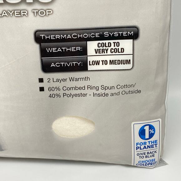 New ColdPruf Men's L 42-44 Basic Dual Layer Long Sleeve Crew Neck Base Layer Top - Picture 3 of 5